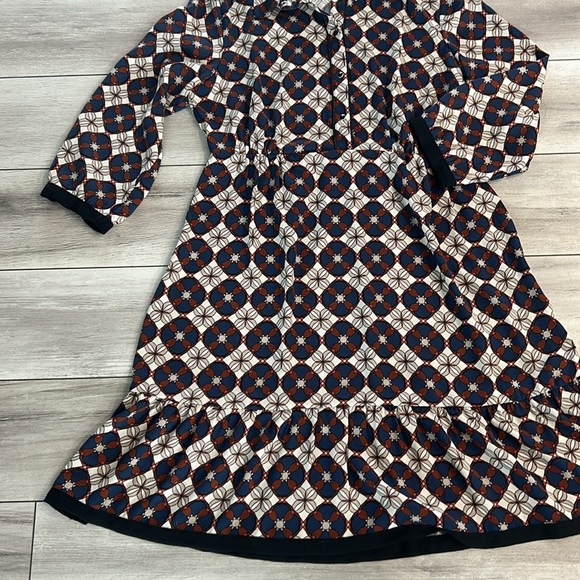 RESERVED made in Poland size 38 or size 8 retro style dress - Picture 4 of 12